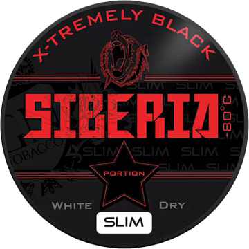 Siberia Black Slim White Dry Portion