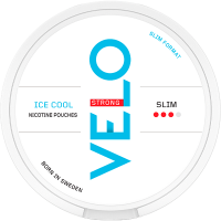 VELO Ice Cool Mint Strong Slim All White