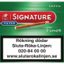 Signature Finos Green Filter Cigariller