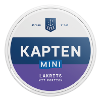Kapten Mini Lakrits Vit Portion
