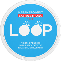 Loop Habanero Mint X-Strong Slim All-White Portion