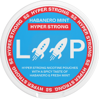 Loop Habanero Mint Hyper Strong Slim All-White Portion