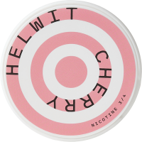 Helwit Cherry Slim All-White Portion Nicotine Pouches