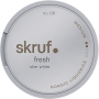 Skruf Fresh Nordic Liquorice Slim White Portionssnus