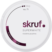 Skruf Superwhite Purple Cassice All-White Nicotine Portion