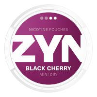 ZYN Mini Black Cherry 3mg All-White Nicotine Portion