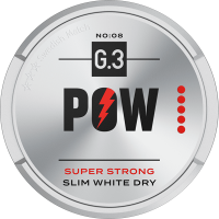 G.3 POW Super Strong Slim White Dry Portion