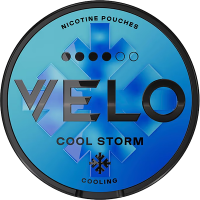 VELO Cool Storm All-White Nicotine Portion
