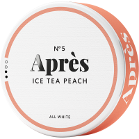 Après Ice Tea Peach Slim All-White Nicotine Portion