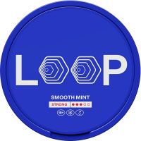 LOOP Smooth Mint Strong Slim All-White Nikotinpåsar