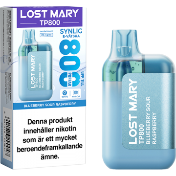 Lost Mary TP800 Blueberry Sour Raspberry