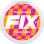FIX Peach Rhubarb Slim All-White Nikotinpåsar
