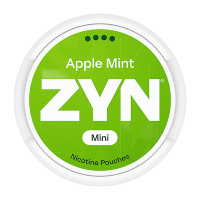 ZYN Mini Apple Mint #4 All-White Nicotine Pouches
