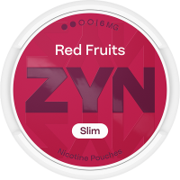 ZYN Slim Red Fruits #2 All-White Nicotine Pouches