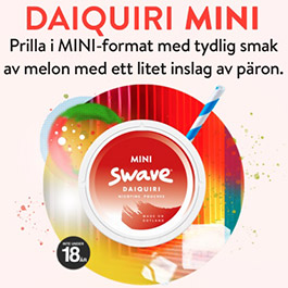 Swave Daiquiri Mini All White Portion - NetSnus.se