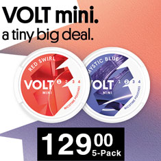 VOLT Mini Nytt Pris 129 kr- Billigt Snus Online